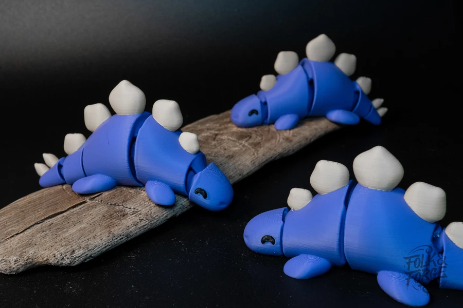 فایل سه بعدی | Snoozing Stegosaurus Flexi Fidget