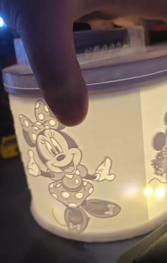 فایل سه بعدی | Disney LED-Lampe / Lithophane Lamp – Mickey & Minnie / Disney LED-Lampe / Lithophane Lamp – Mickey & Minnie