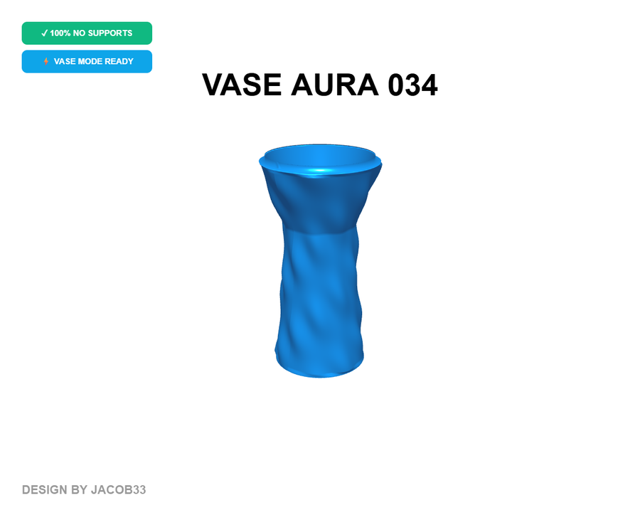 فایل سه بعدی | VASE AURA 034