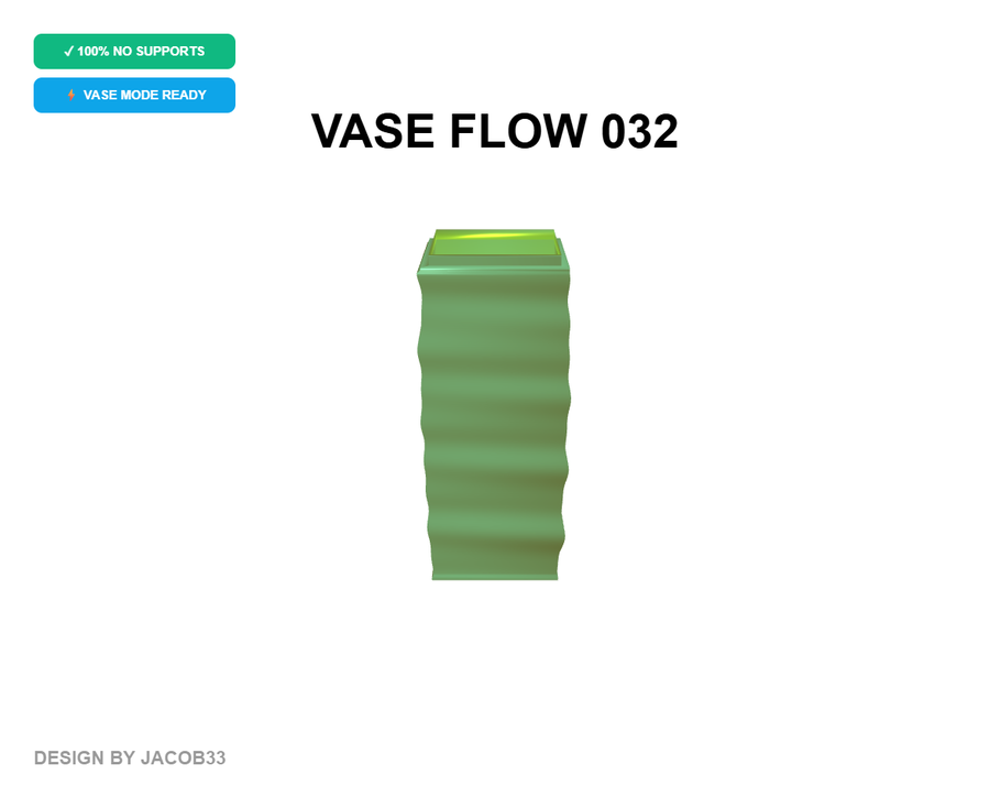 فایل سه بعدی | VASE FLOW 032