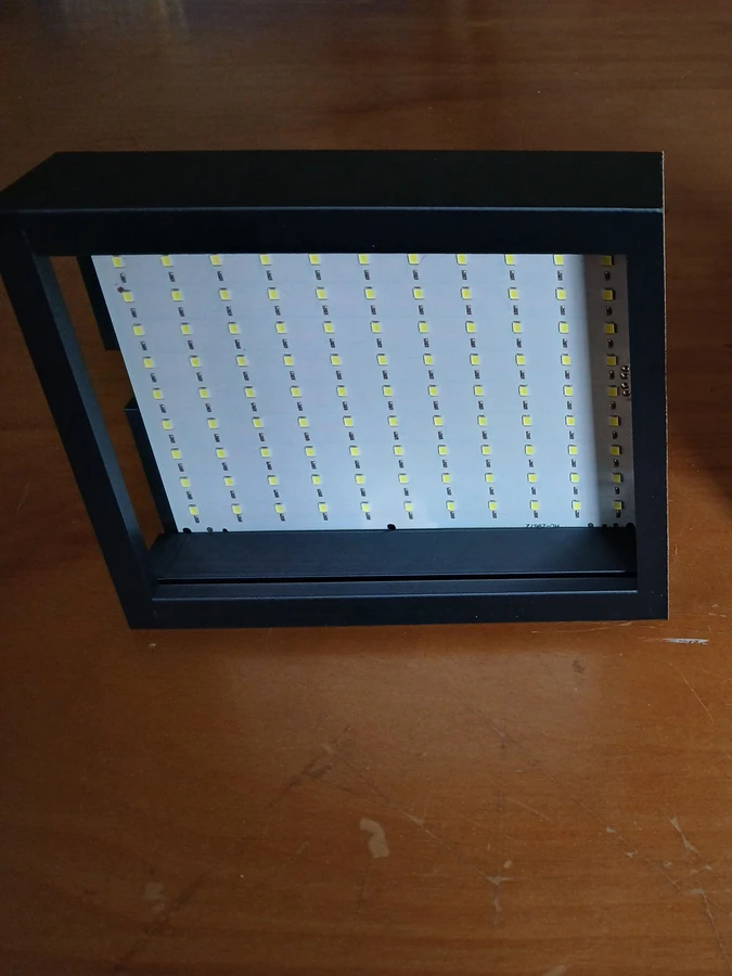 فایل سه بعدی | جعبه لیتوفون برای تخته نور 156x120 میلی متر