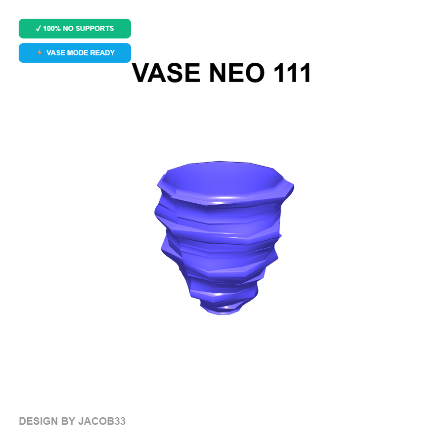 فایل سه بعدی | VASE NEO 111