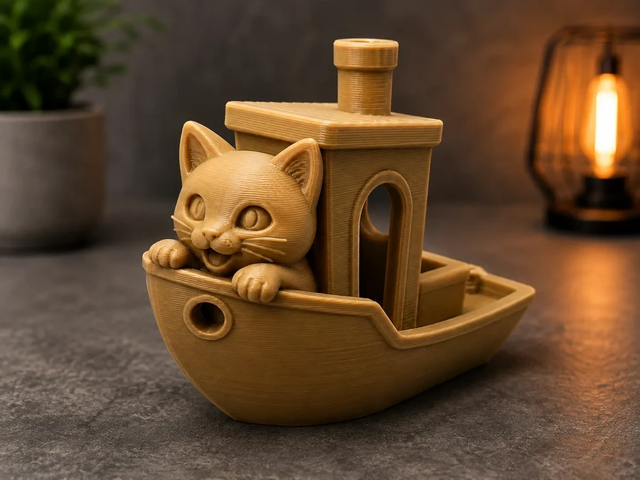 فایل سه بعدی | Cat Benchy – ناز گربه کاپیتان قایق
