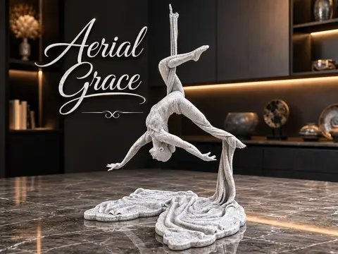 فایل سه بعدی طرح فبریک دنسینگ (رقص پارچه)
